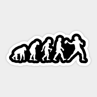 American Football Evolution Sticker